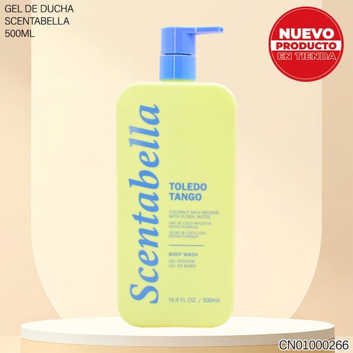 [CN01000266] GEL DE BAÑO SCENTABELLA 500ML TOLEDO TANGO 60695