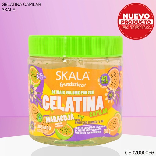 [CS02000056] GEL CAPILAR SKALA 550GR MARACUJA 0744