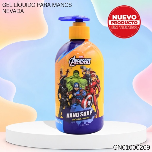[CN01000269] JABON LIQUIDO MARVEL 500ML AVENGERS MR92399