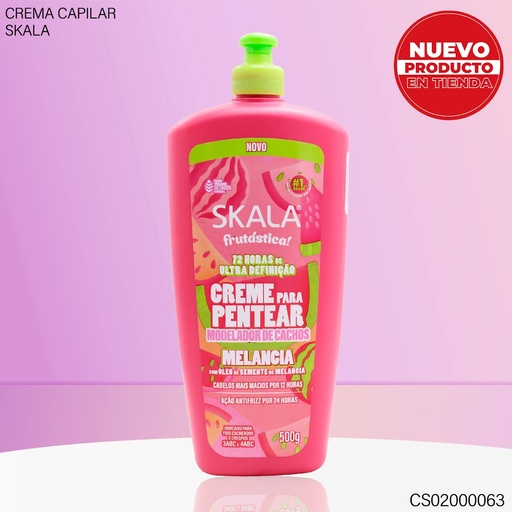 [CS02000063] CREMA P/ PEINAR SKALA FRUTASTICA 500G MELANCIA 1307