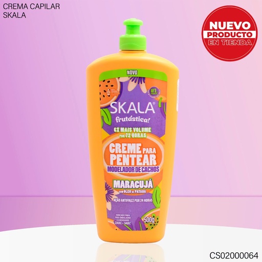 [CS02000064] CREMA P/ PEINAR SKALA FRUTASTICA 500G MARACUJA 1321