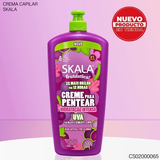 [CS02000065] CREMA P/ PEINAR SKALA FRUTASTICA 500G  UVA 1314