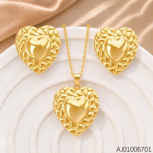 [AJ01006701] SET CORAZON BORDE GRAB. SA1322-143 (INV526)