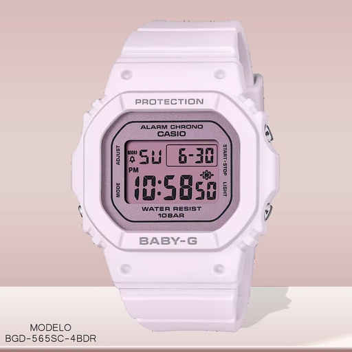 [BGD-565SC-4BDR] RELOJ CASIO BABY-G DIGITAL DAM. BGD-565SC-4BDR (3523) RESINA BLANCA