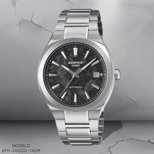 [EFK-200CD-1ADR] RELOJ CASIO EDIFICE ANALOGO CAB. EFK-200CD-1ADR (5766) METAL PLAT.