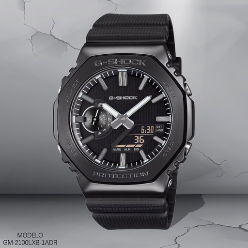 [GM-2100LXB-1ADR] RELOJ CASIO G-SHOCK ANA/DIG. CAB. GM-2100LXB-1ADR (5611) RESINA NEGRA.