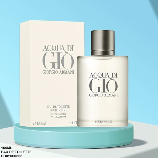 [PO02000355] PERFUME ACQUA DI GIO BY GIORGIO ARMANI 100ML EDT