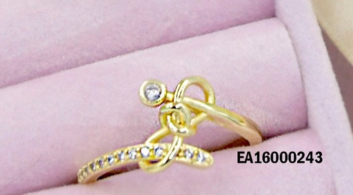 [EA16000243] ANILLO NUDO ENTRELAZANDO DOS PARTES