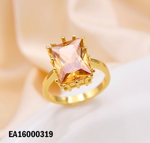 [EA16000319] ANILLO RECTÁNGULO VERTICAL ROSADO