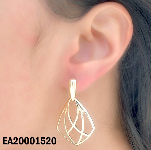 [EA20001520] ARETES DE COLGAR LÍNEAS ENTRECRUZADAS