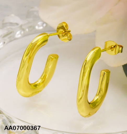 [AA07000367] ARGOLLA FORMA CLIP ANCHAS LISAS