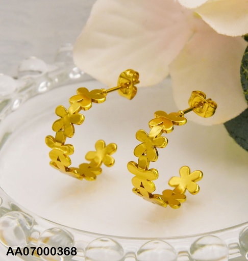 [AA07000368] ARGOLLAS DE PLACAS DE FLORES