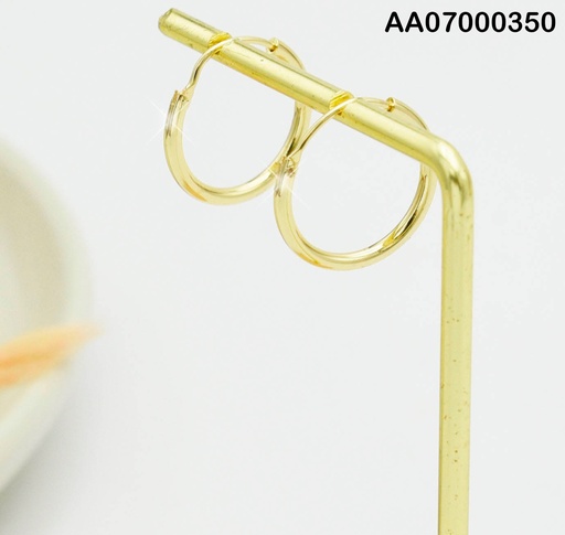 [AA07000350] ARGOLLAS DORADAS 18MM