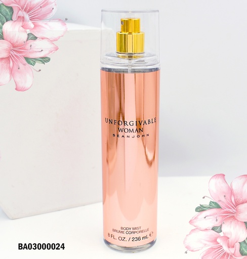 [BA03000024] BODY MIST WOMEN SEAN JOHN UNFORGIVABLE
