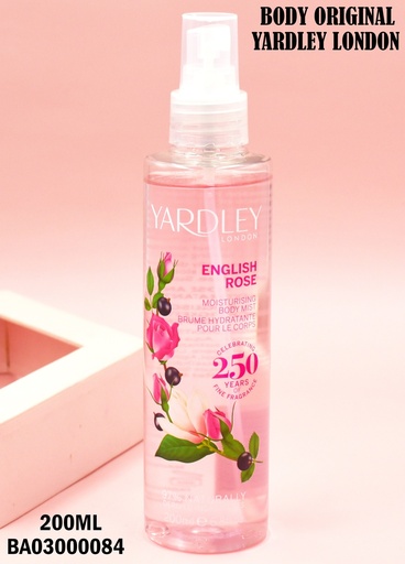[BA03000084] BODY YARDLEY LONDON ENGLISH ROSE 200ML
