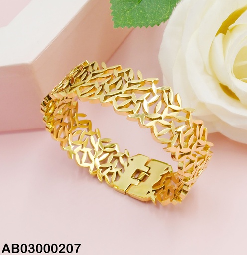 [AB03000207] BRAZALETE DE HOJITAS