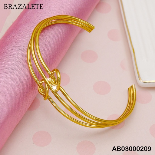 [AB03000209] BRAZALETE DOBLE NUDO TRIPLE