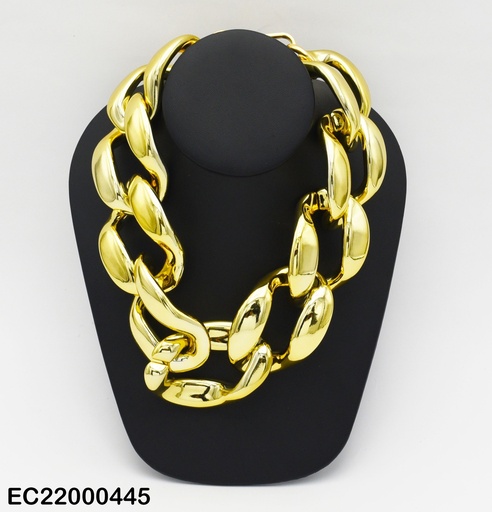[EC22000445] CADENA ANCHA ESLABONES GRANDES DORADO