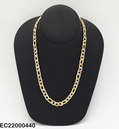 [EC22000440] CADENA ESLABONES TRICOLOR GRANDES