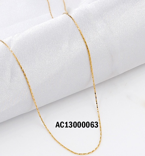 [AC13000063] CADENAS ACERO FINAS BRILLANTES 40CM