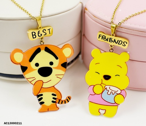 [AC13000211] DÚO CADENAS DIJES TIGER/WINNIE THE POOH