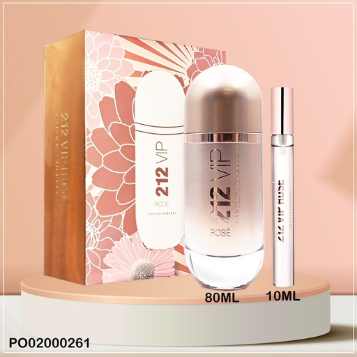 [PO02000261] ESTUCHE PERFUMES 212 VIP ROSÉ CAROLINA HERRERA