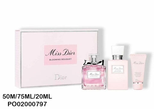 [PO02000797] ESTUCHE PERFUME 3PCS MISS DIOR BLOOMING