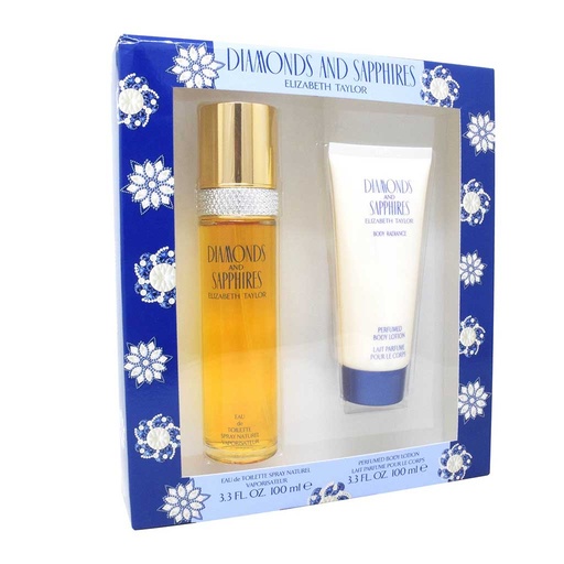 [PO02000176] ESTUCHE PERFUME DIAMOND AND SAPPHIRES ELIZABETH TAYLOR