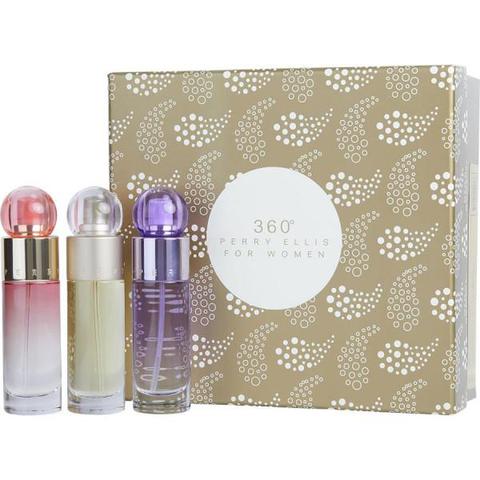 [PO02000361] ESTUCHE TRIO PERRY ELLIS 360° FOR WOMEN