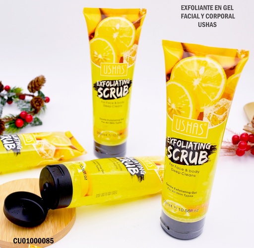 [CU01000085] EXFOLIANTE DE LIMON USHAS HA021 300ML