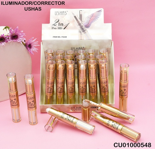 [CU01000548] ILUMINADOR 2EN1 (BARRA/LIQ) USHAS FS228