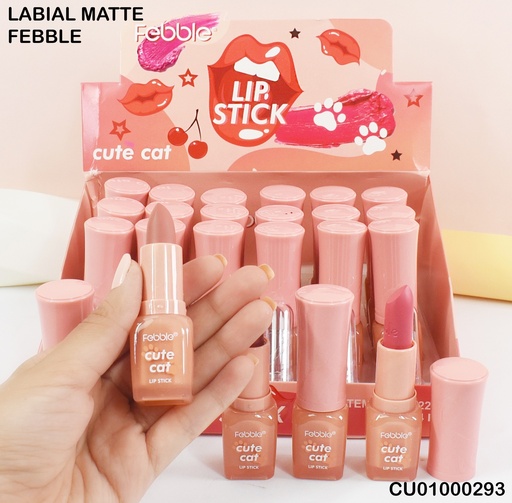 [CU01000293] LIPSTICK CUTE CAT FEBBLE-USHAS TONOS VARIOS LP2246A