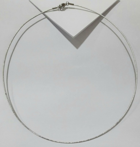 [AO15000012] OMEGA RIGIDA DELGADA PLATEADA