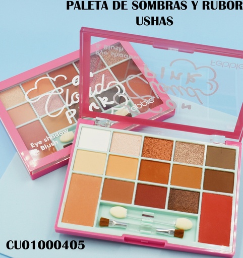 [CU01000405] PALETA 13 SOMBRAS/2 BLUSH CLOUD PINK FEBBLE ES3759-2