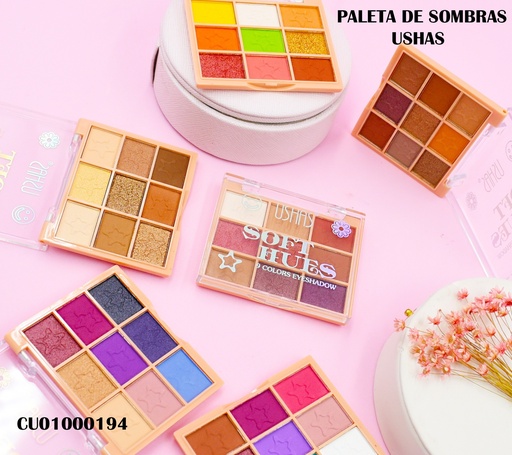 [CU01000194] PALETA 9 SOMBRAS USHAS SOFT HUES NO.ES3740-(2/4)