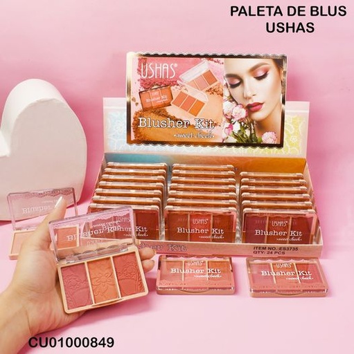 [CU01000849] PALETA BLUSHER KIT ES3735