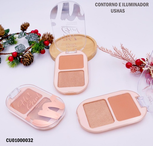 [CU01000032] PALETA ILUMINADOR/CONTORNO HI GIRL USHAS FC603A