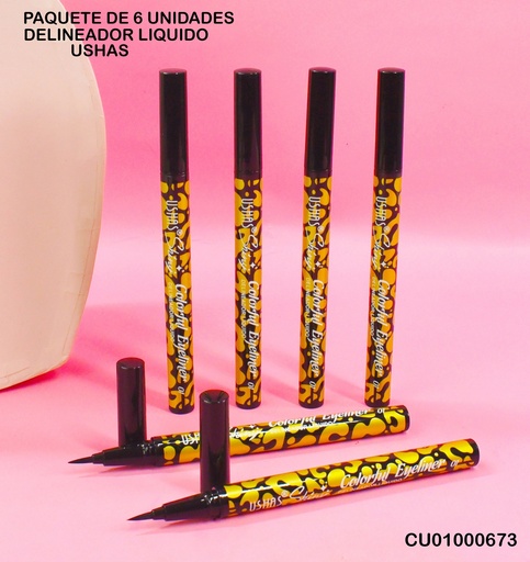 [CU01000673] PAQUETE 6 UNID.LÁPIZ DELINEADOR OJOS SHINY TP319