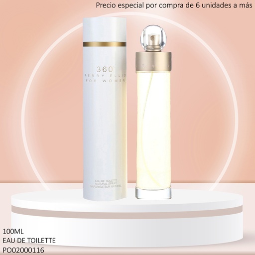 [PO02000116] PERFUME 360 PERRY ELLIS FOR WOMEN 100 ML