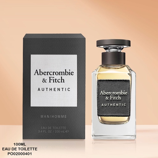 [PO02000401] PERFUME ABERCROMBIE & FITCH AUTHENTIC MAN 100ML EDT