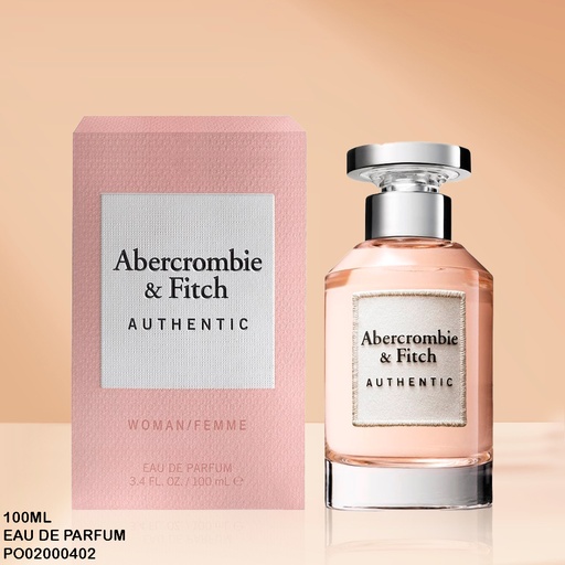 [PO02000402] PERFUME ABERCROMBIE & FITCH AUTHENTIC WOMAN 100ML EDP