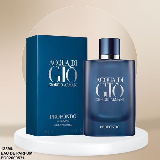 [PO02000571] PERFUME ACQUA DI GIO PROFONDO GIORGIO ARMANI EDP 125ML