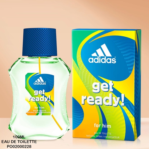 [PO02000228] PERFUME ADIDAS HOMBRE GET READY 100ML EDT