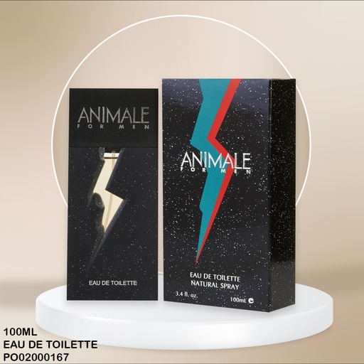 [PO02000167] PERFUME ANIMALE FOR MEN 100ML EDT