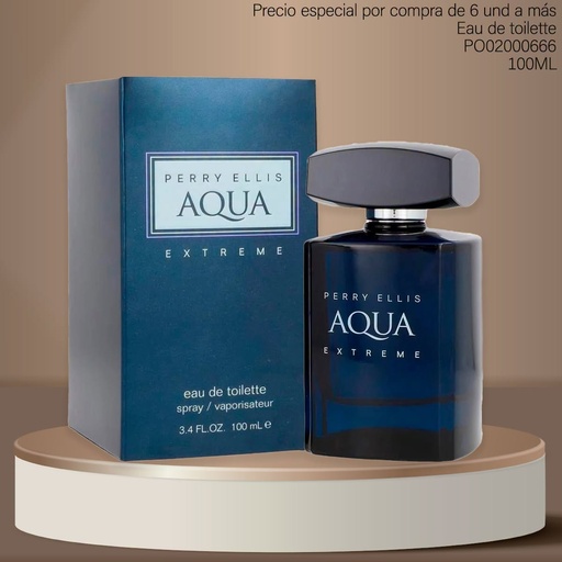[PO02000666] PERFUME AQUA EXTREME PERRY ELLIS EDT 100ML