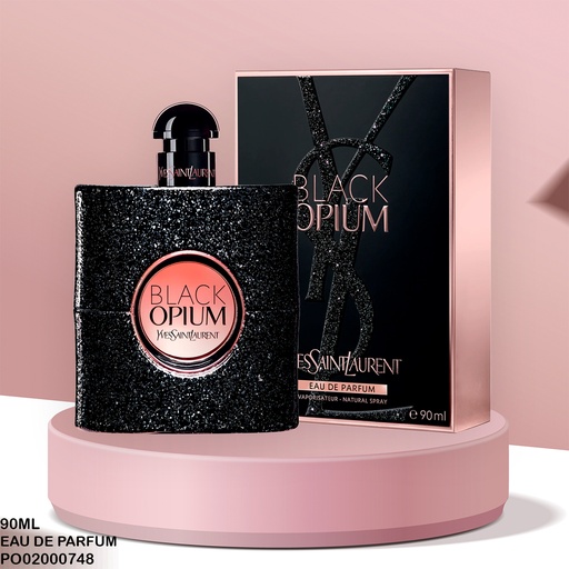 [PO02000748] PERFUME BLACK OPIUM YVES SAINT LAURENT EDP 90ML