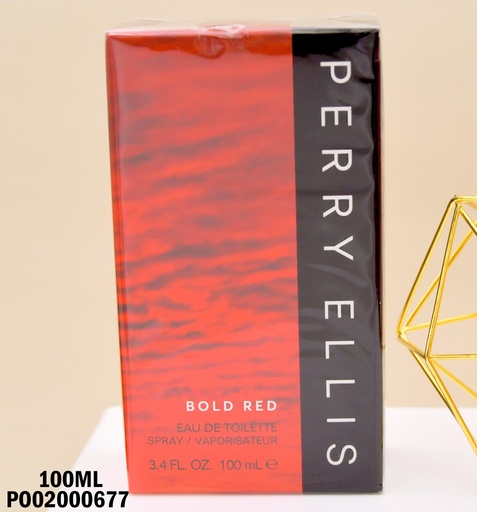 [PO02000677] PERFUME BOLD RED PERRY ELLIS EDT 100ML