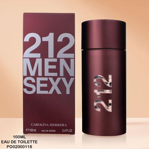 [PO02000118] PERFUME CAROLINA HERRERA 212 MEN SEXY EDT  100 ML