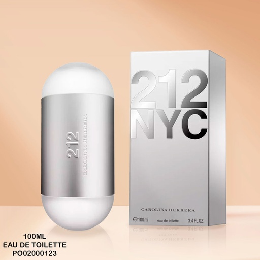 [PO02000123] PERFUME CAROLINA HERRERA 212 NYC EDT 100 ML