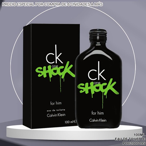 [PO02000195] PERFUME CK ONE SHOCK FOR HIM CALVIN KLEIN 100ML